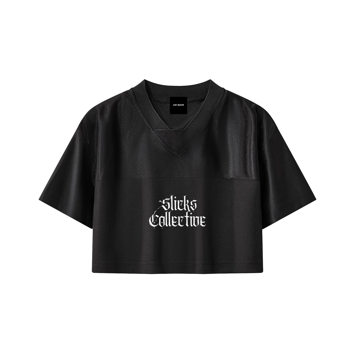 Women’s Cropped Paneled V-Neck Jersey - *Signature*