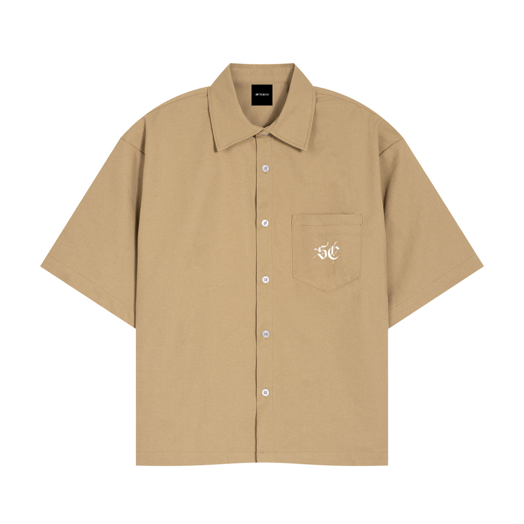 Boxy Heavyweight Short Sleeve Shirt - *Signature*
