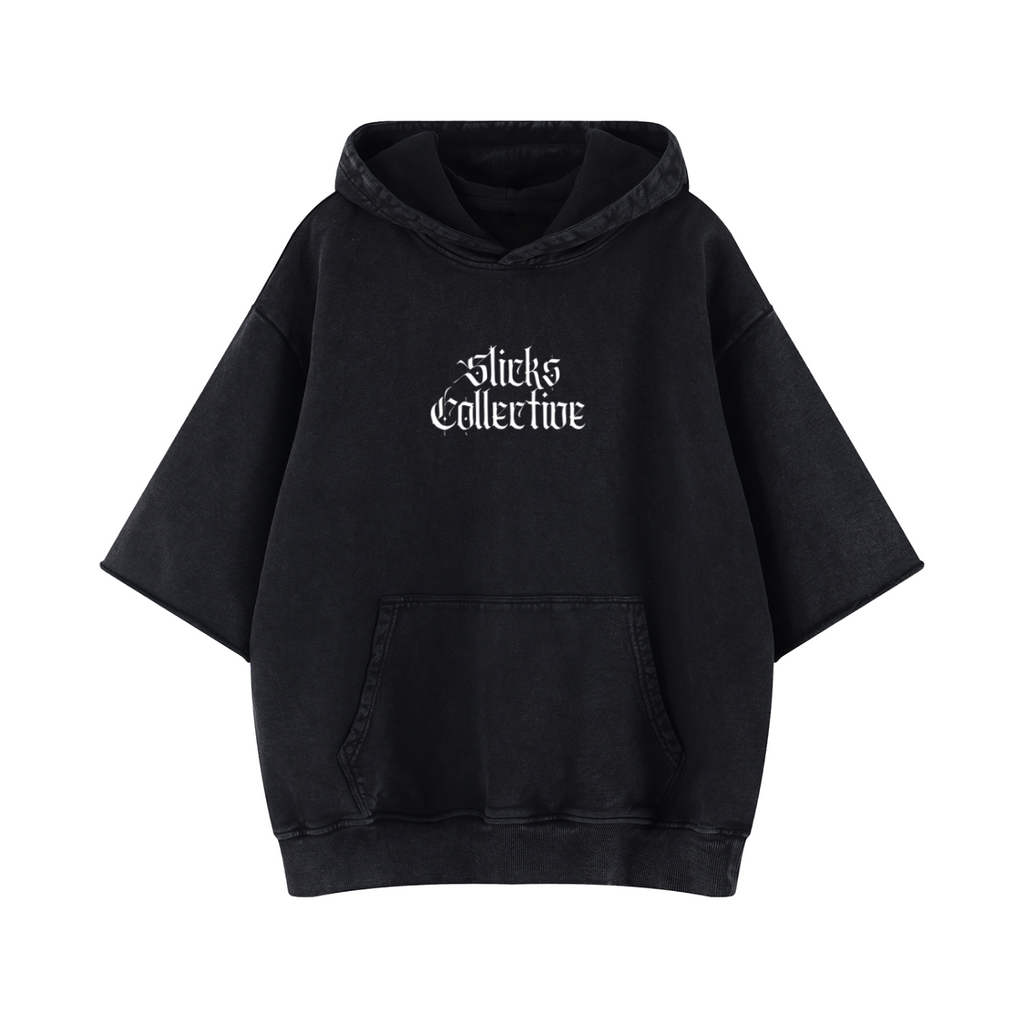 Mineral Wash Short Sleeve Hoodie - *Signature*