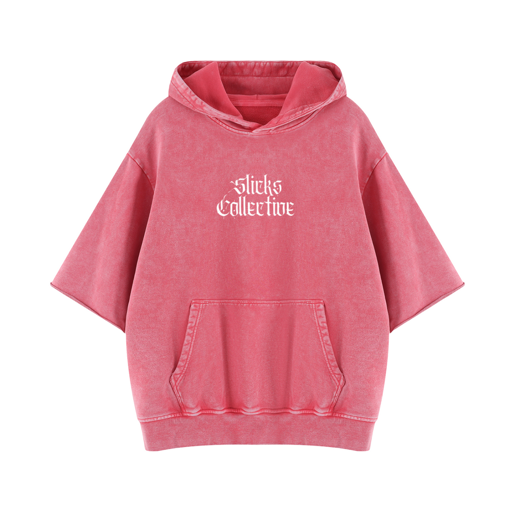 Mineral Wash Short Sleeve Hoodie - *Signature*