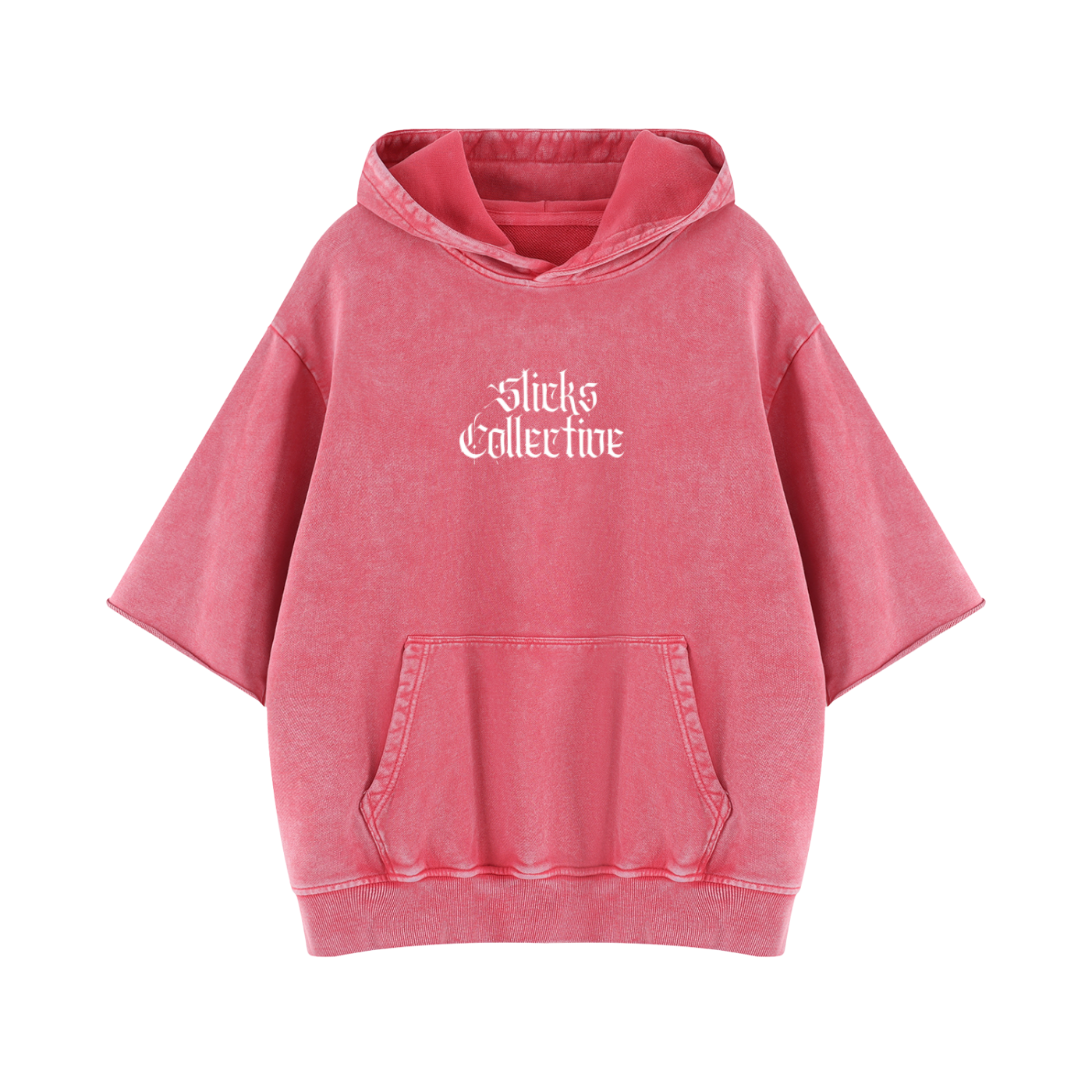 Mineral Wash Short Sleeve Hoodie - *Signature*
