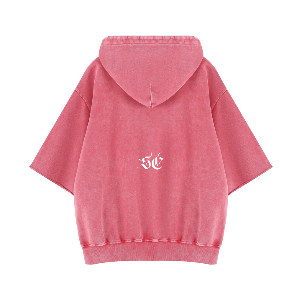 Mineral Wash Short Sleeve Hoodie - *Signature*