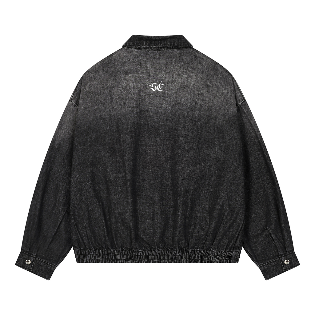 Vintage Wash Full-Zip Denim Jacket - *Signature*