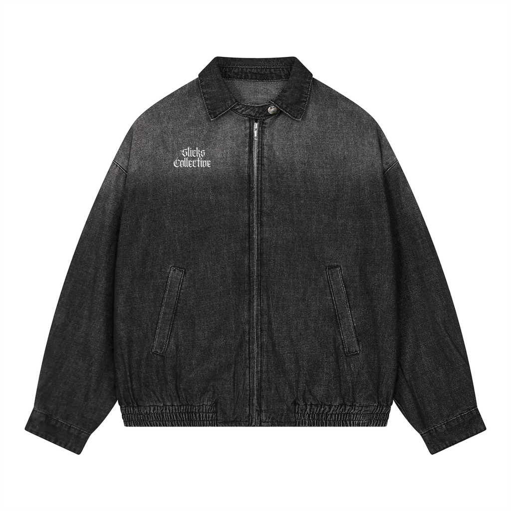 Vintage Wash Full-Zip Denim Jacket - *Signature*