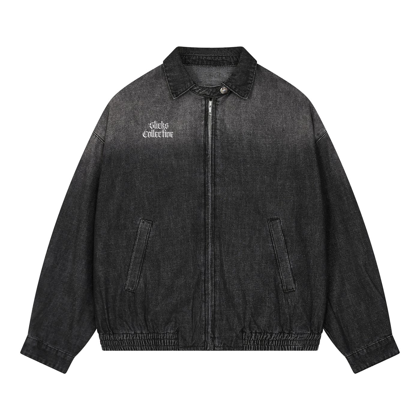 Vintage Wash Full-Zip Denim Jacket - *Signature*