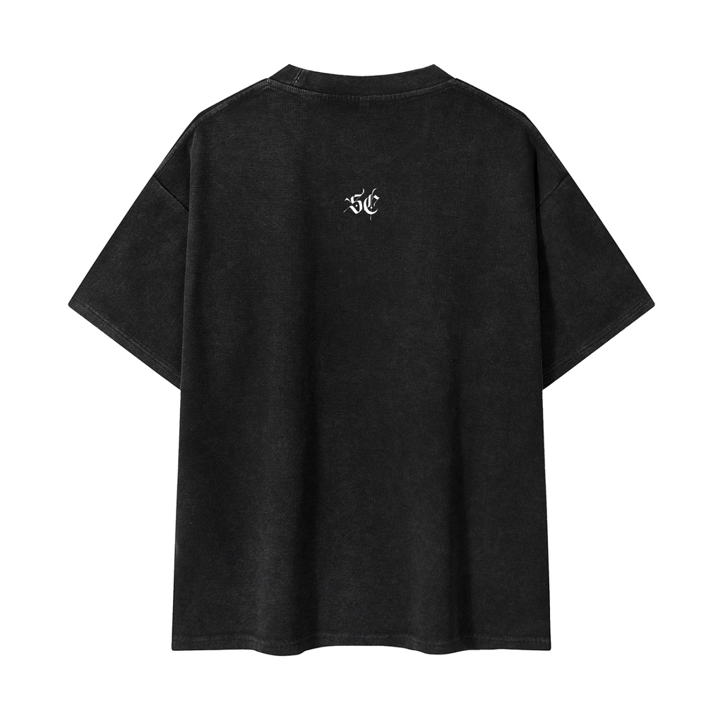 Mineral Wash Waffle Knit Tee - *Signature*