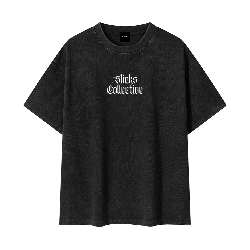 Mineral Wash Waffle Knit Tee - *Signature*