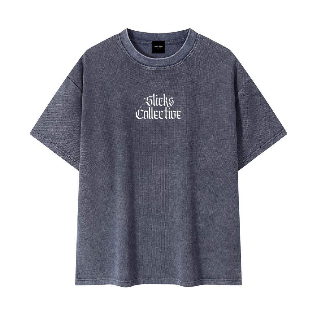 Mineral Wash Waffle Knit Tee - *Signature*