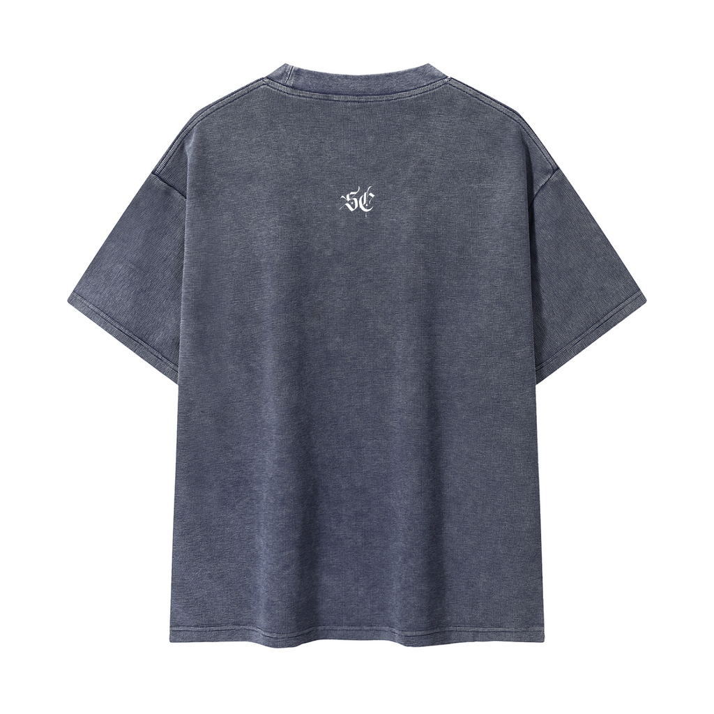 Mineral Wash Waffle Knit Tee - *Signature*