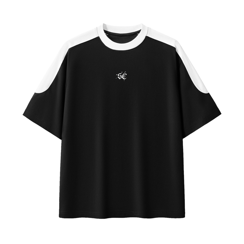 Color Block Oversized Tee - *Signature*