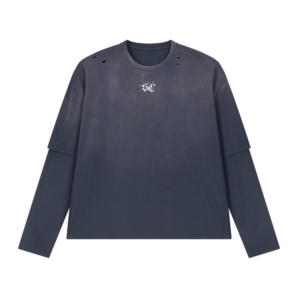 Ghost Fade Layered Long Sleeve