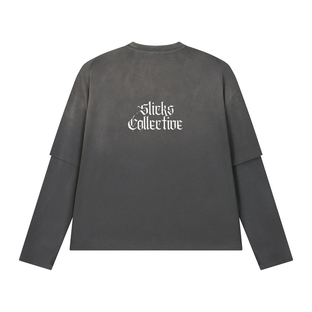 Ghost Fade Layered Long Sleeve