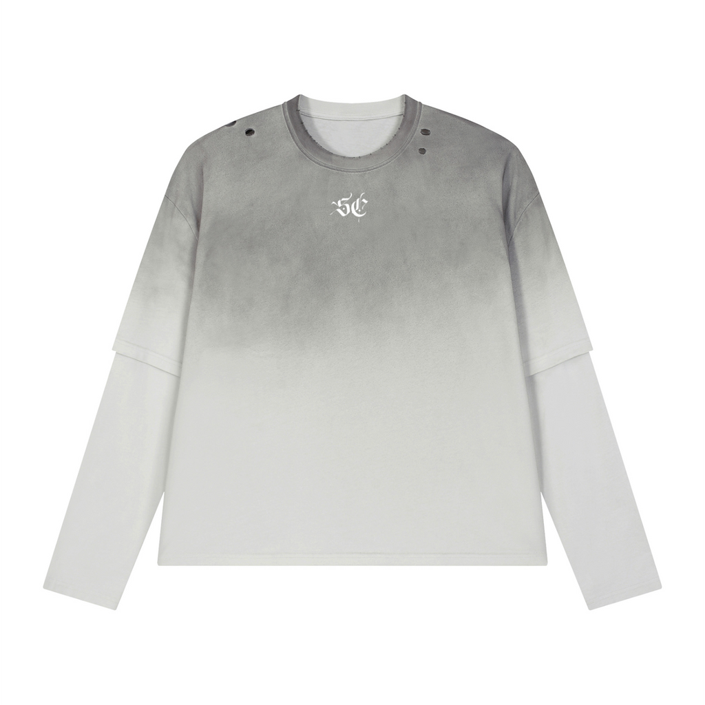 Ghost Fade Layered Long Sleeve
