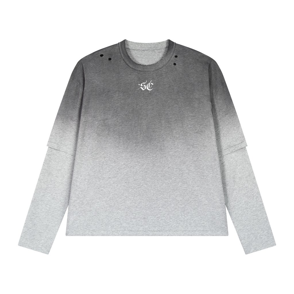 Ghost Fade Layered Long Sleeve