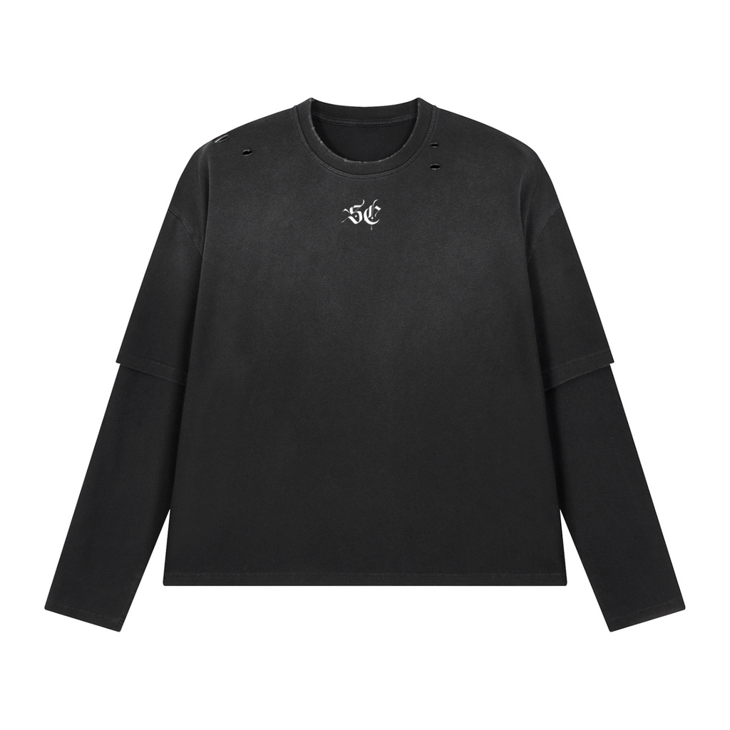 Ghost Fade Layered Long Sleeve
