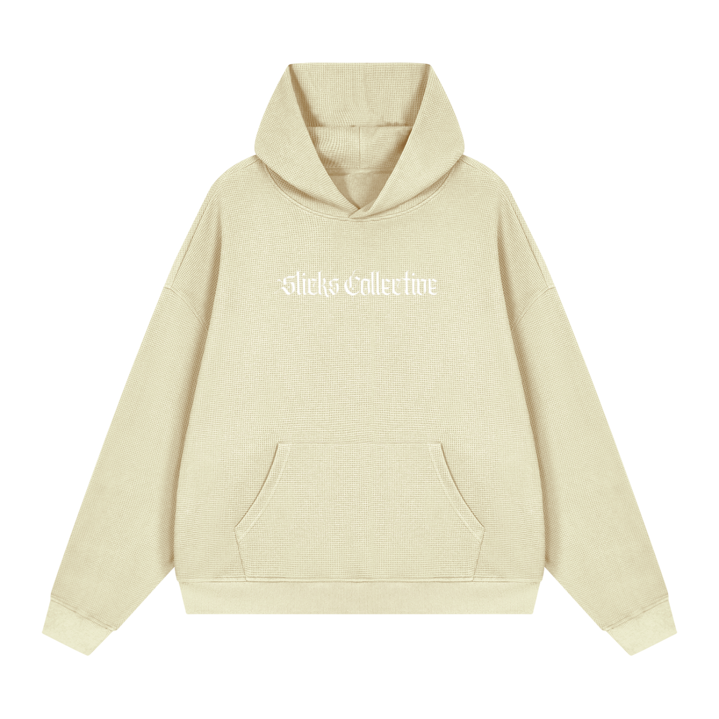 Unisex Waffle Boxy Hoodie