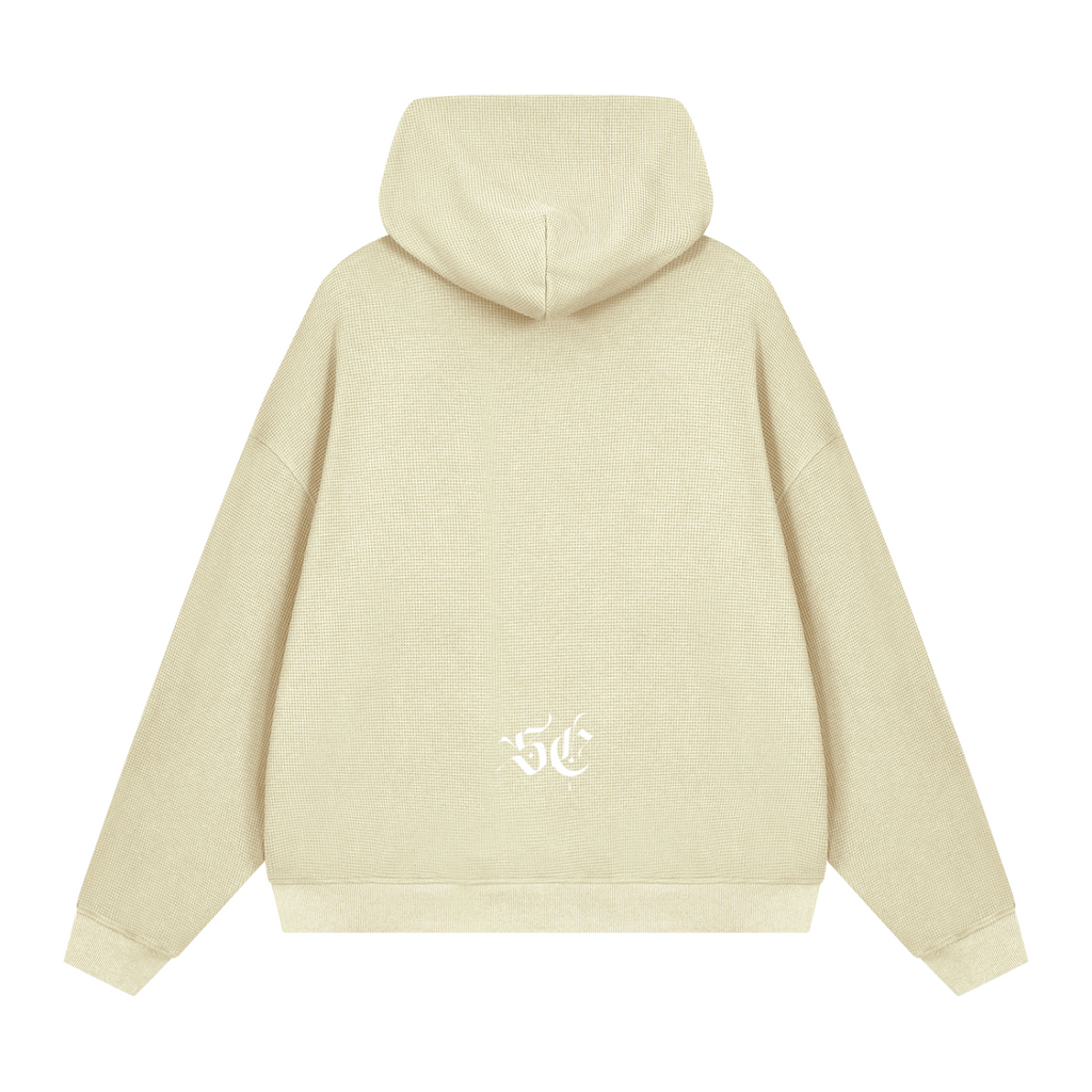 Unisex Waffle Boxy Hoodie