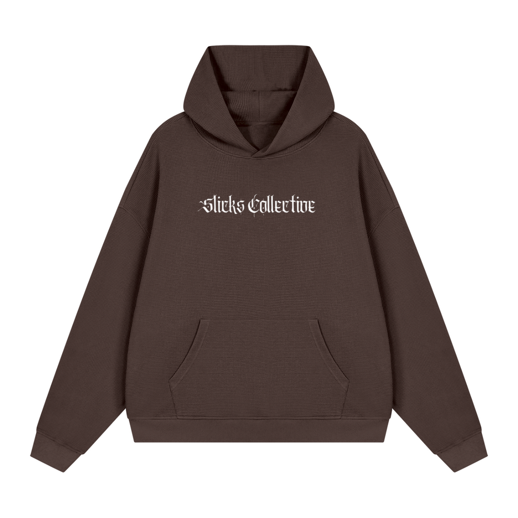 Unisex Waffle Boxy Hoodie