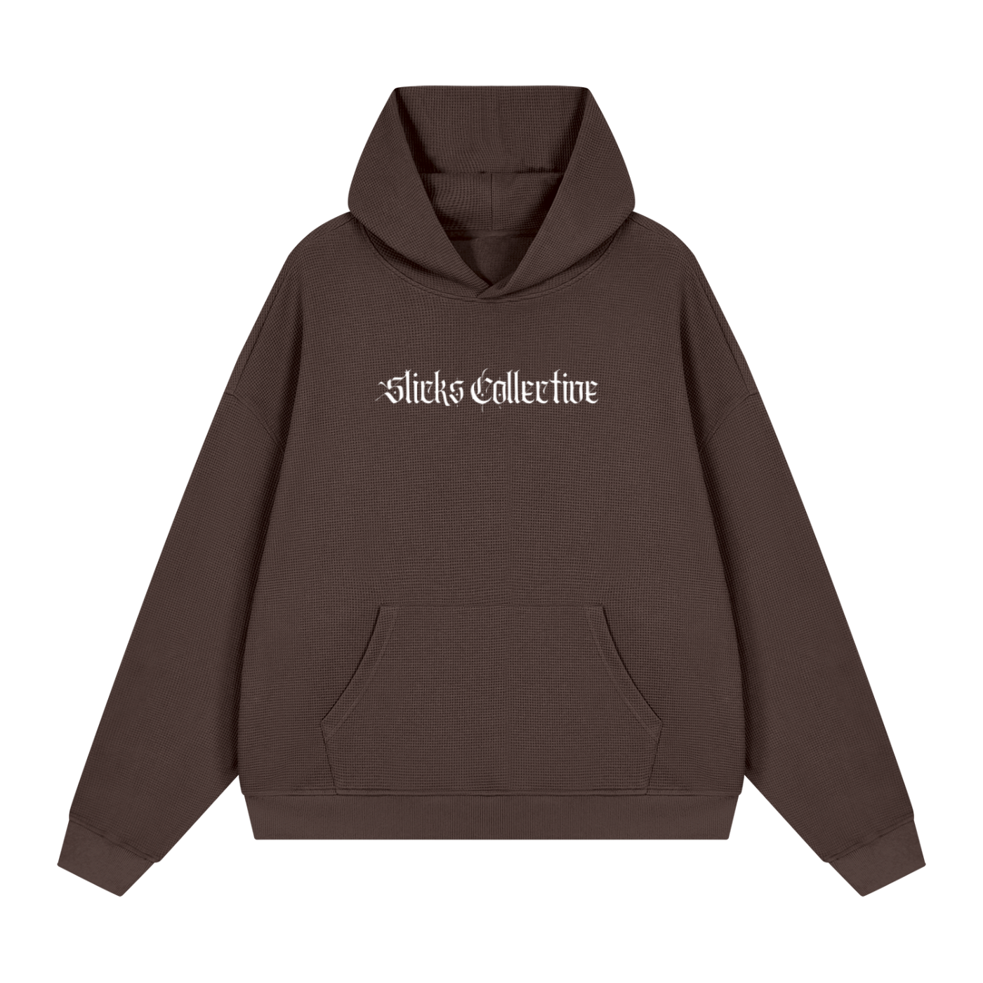 Unisex Waffle Boxy Hoodie