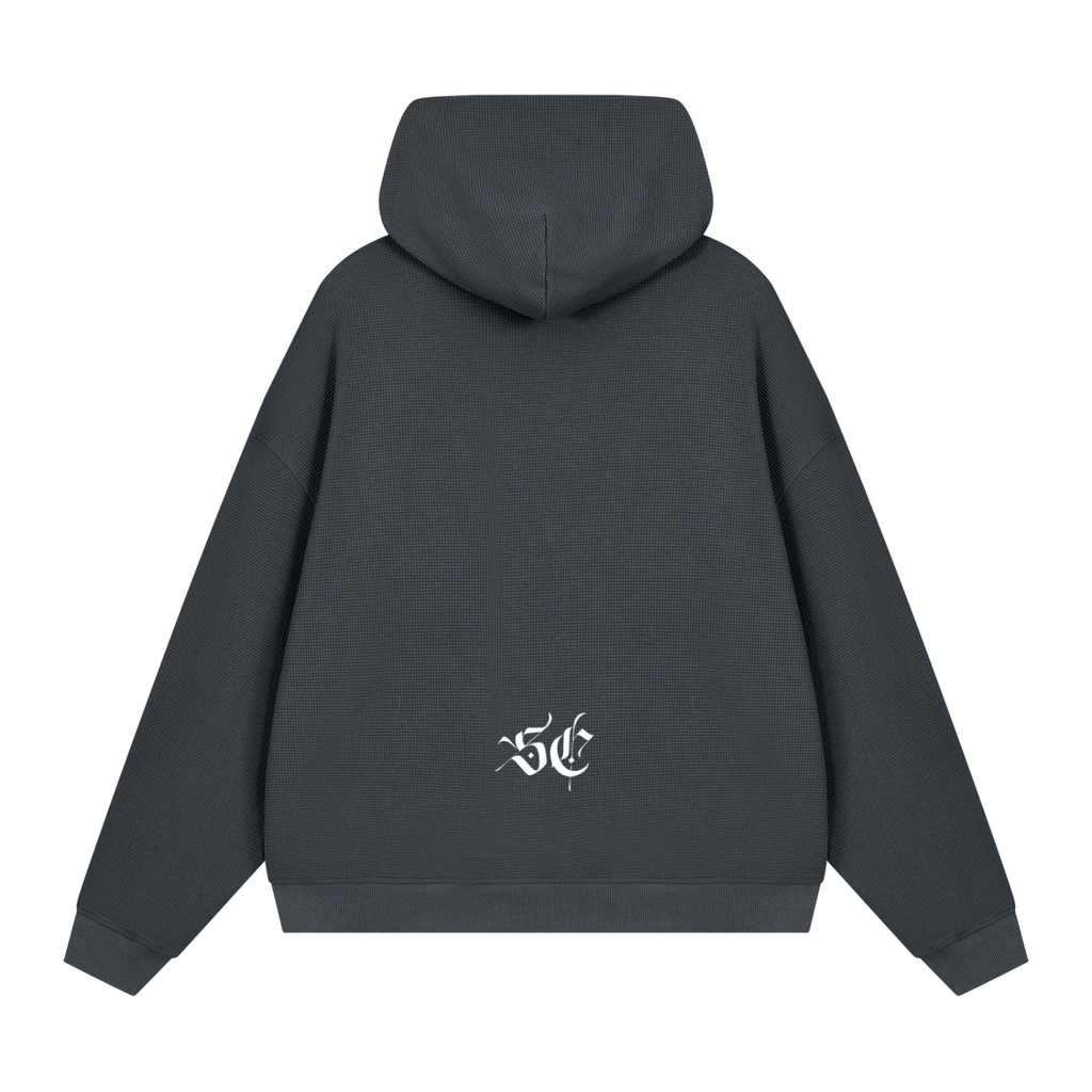 Unisex Waffle Boxy Hoodie