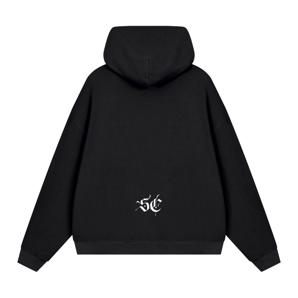 Unisex Waffle Boxy Hoodie