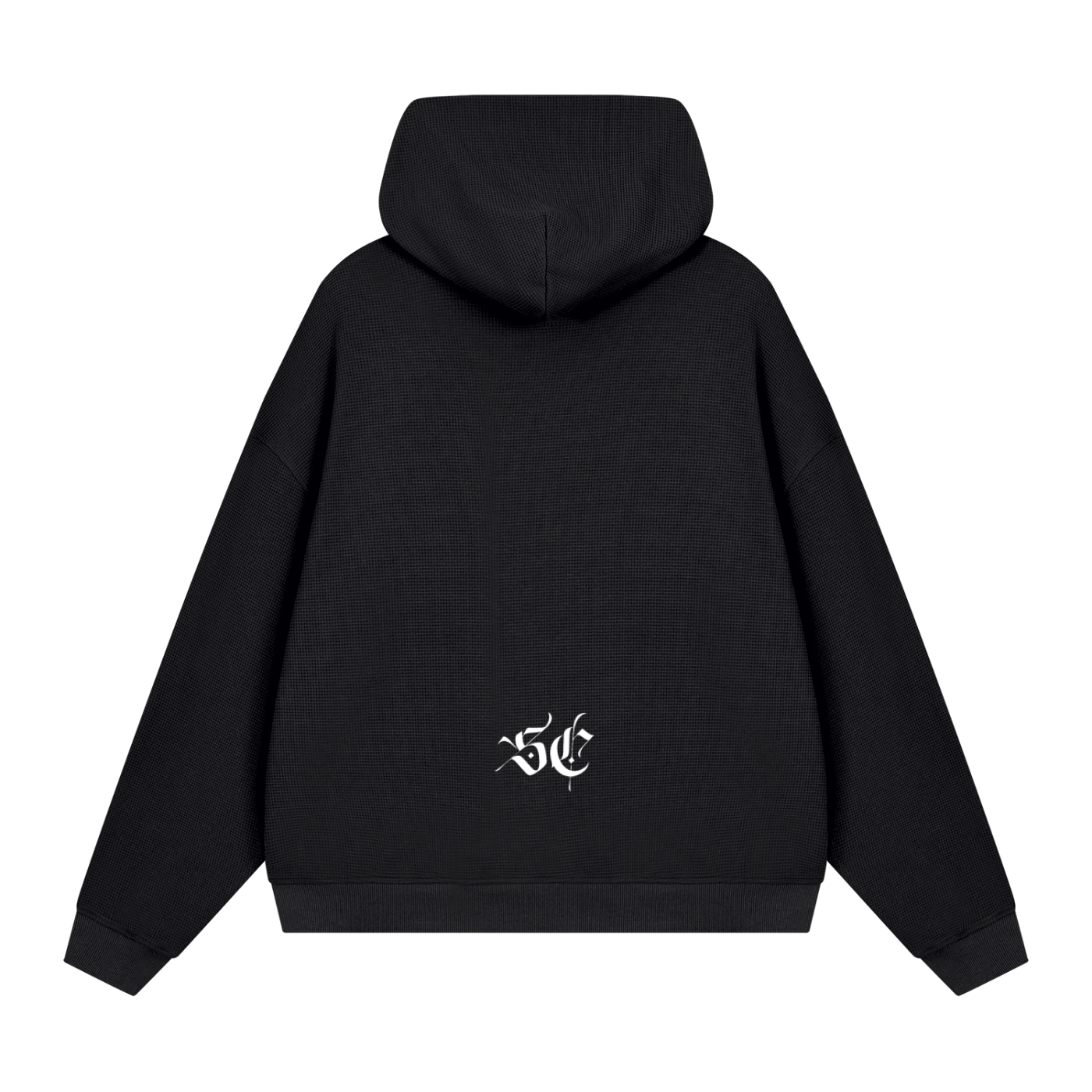 Unisex Waffle Boxy Hoodie