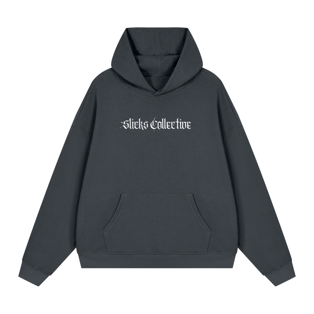 Unisex Waffle Boxy Hoodie