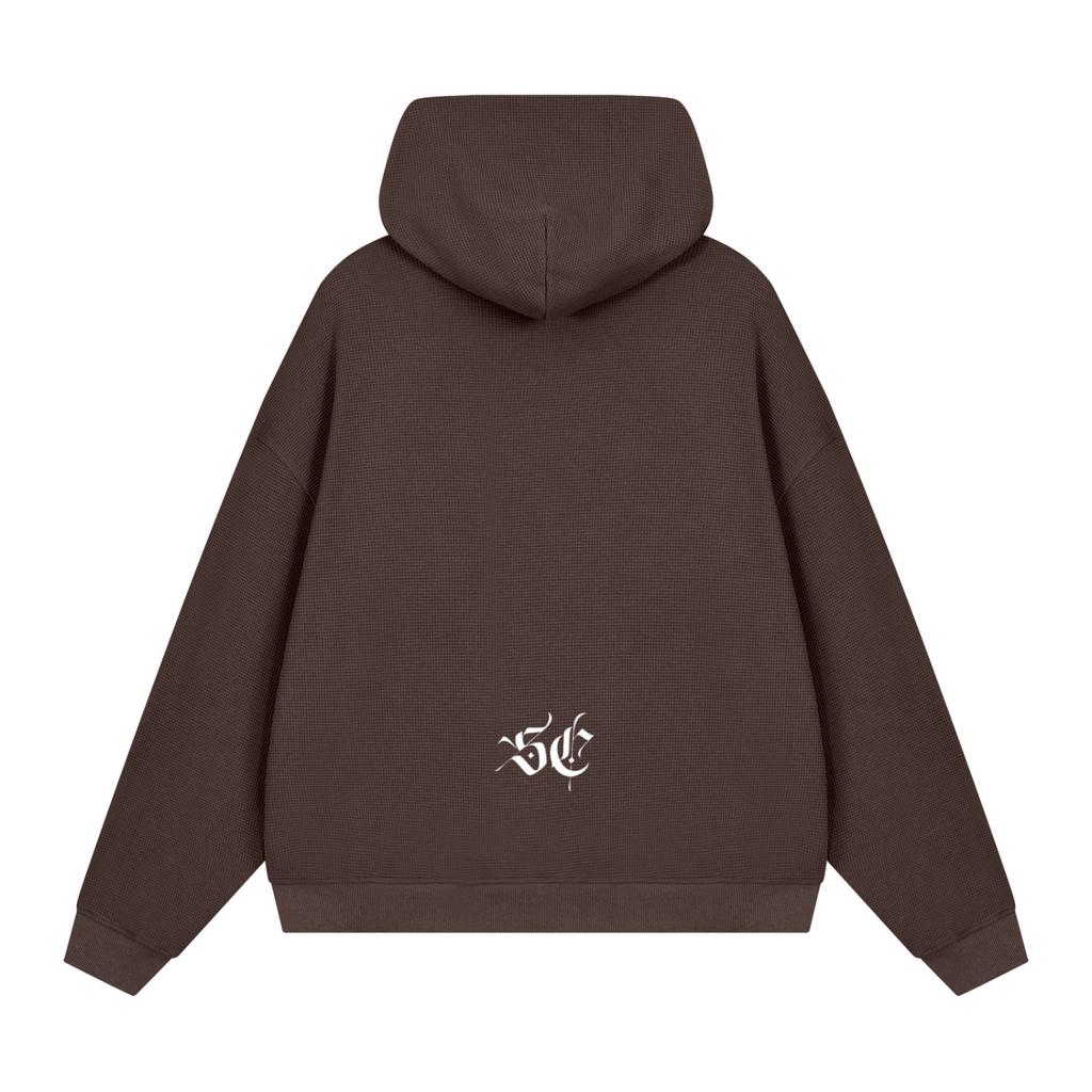 Unisex Waffle Boxy Hoodie