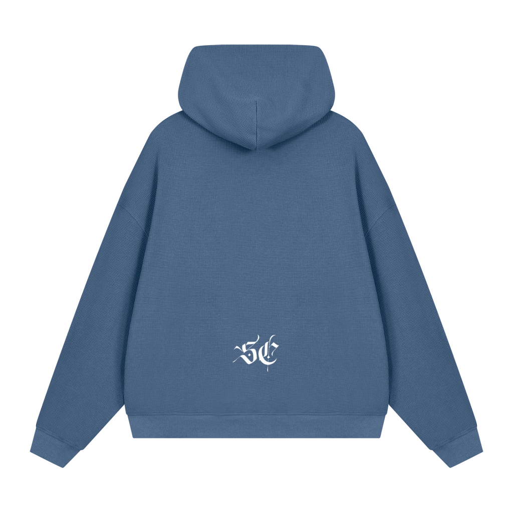 Unisex Waffle Boxy Hoodie
