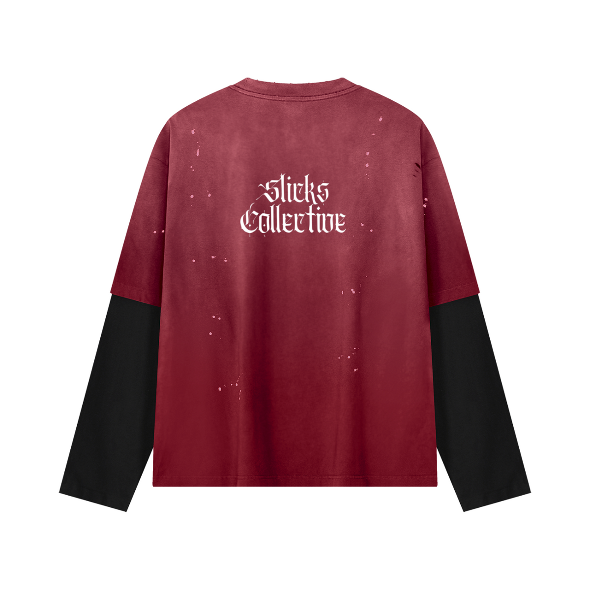 Grunge Fade Double-Sleeved Tee
