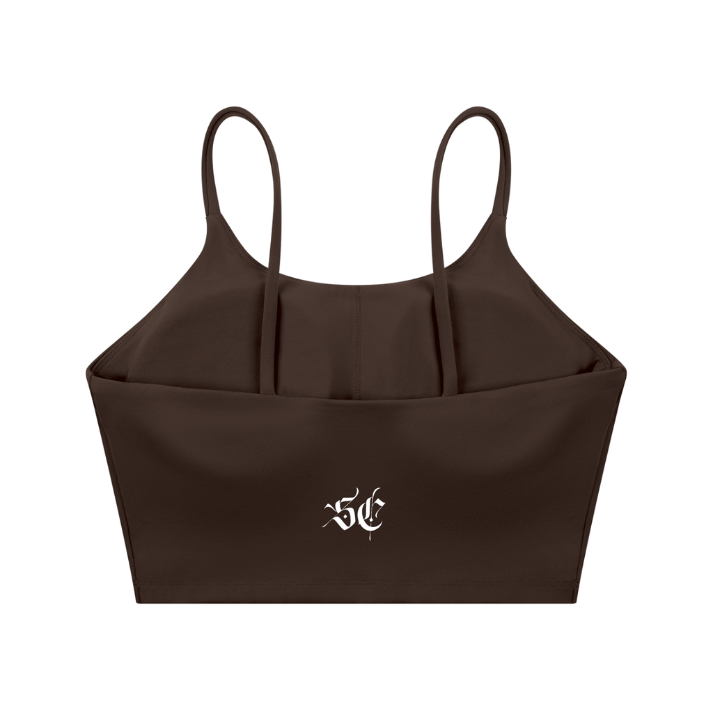 Spaghetti Strap Yoga Sports Bra - *Signature*