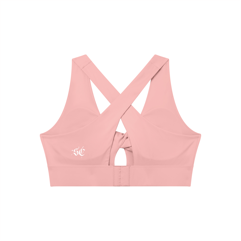 Women's Twist Front V-Neck Sports Bra - *Signature*