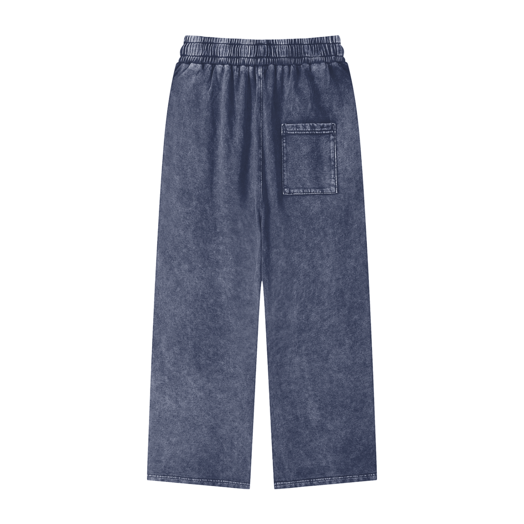 Snow Washed Straight Leg Pants - *Signature*