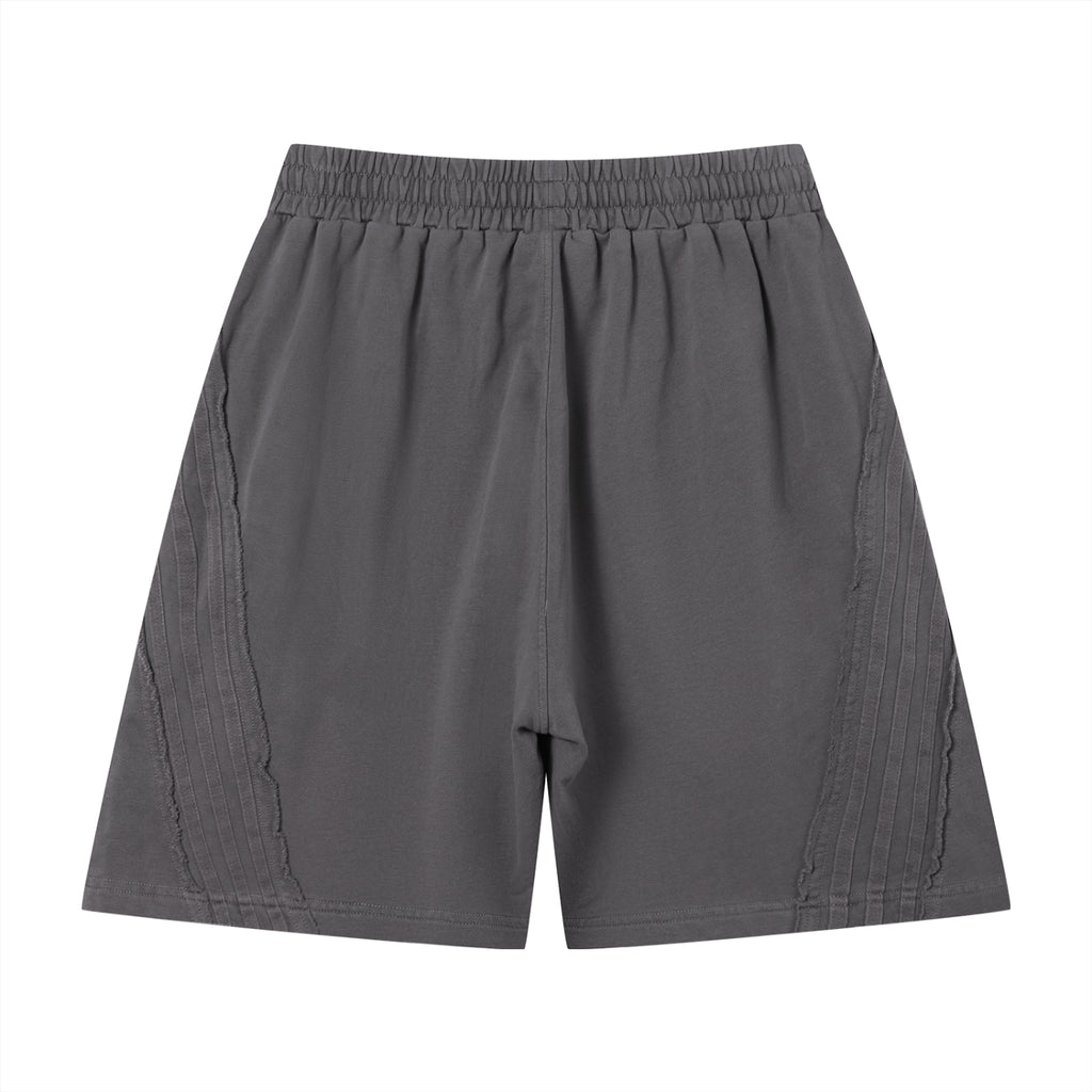 Unisex Vintage Wash Raw Edge Shorts - *Signature*