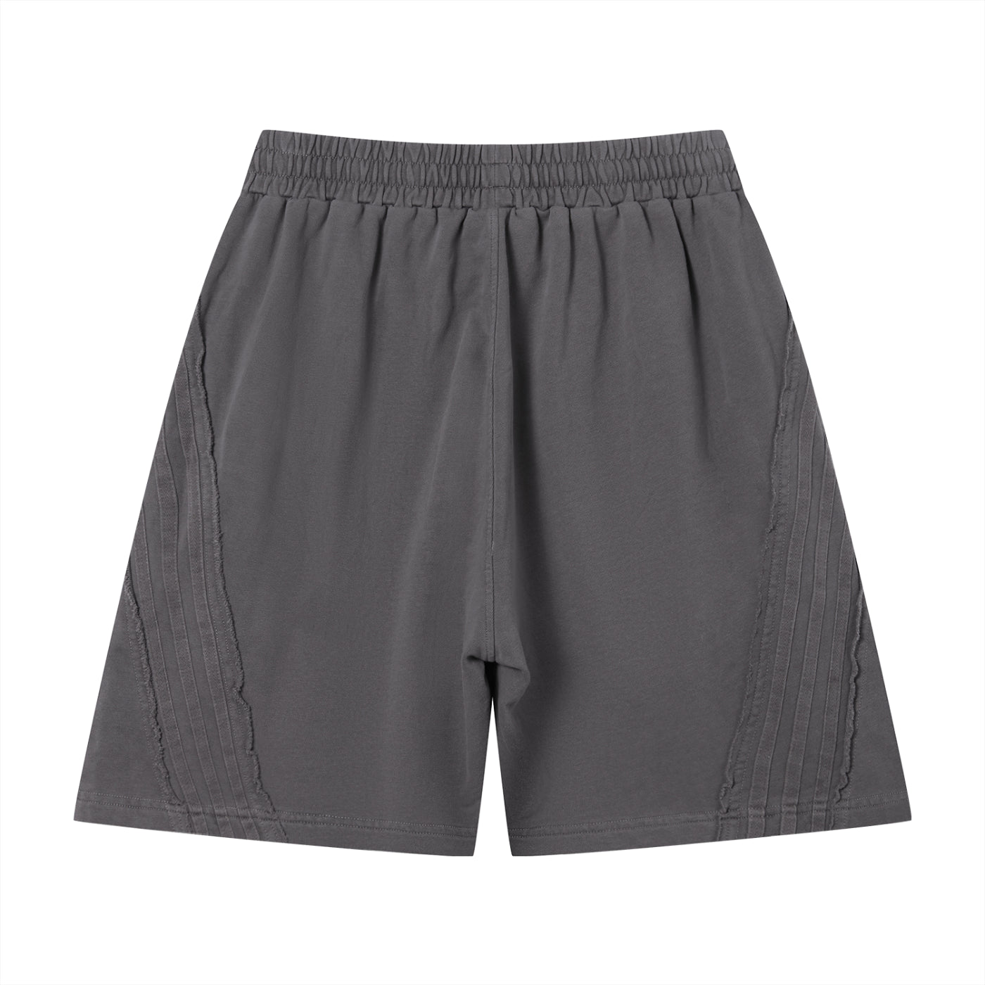 Unisex Vintage Wash Raw Edge Shorts - *Signature*