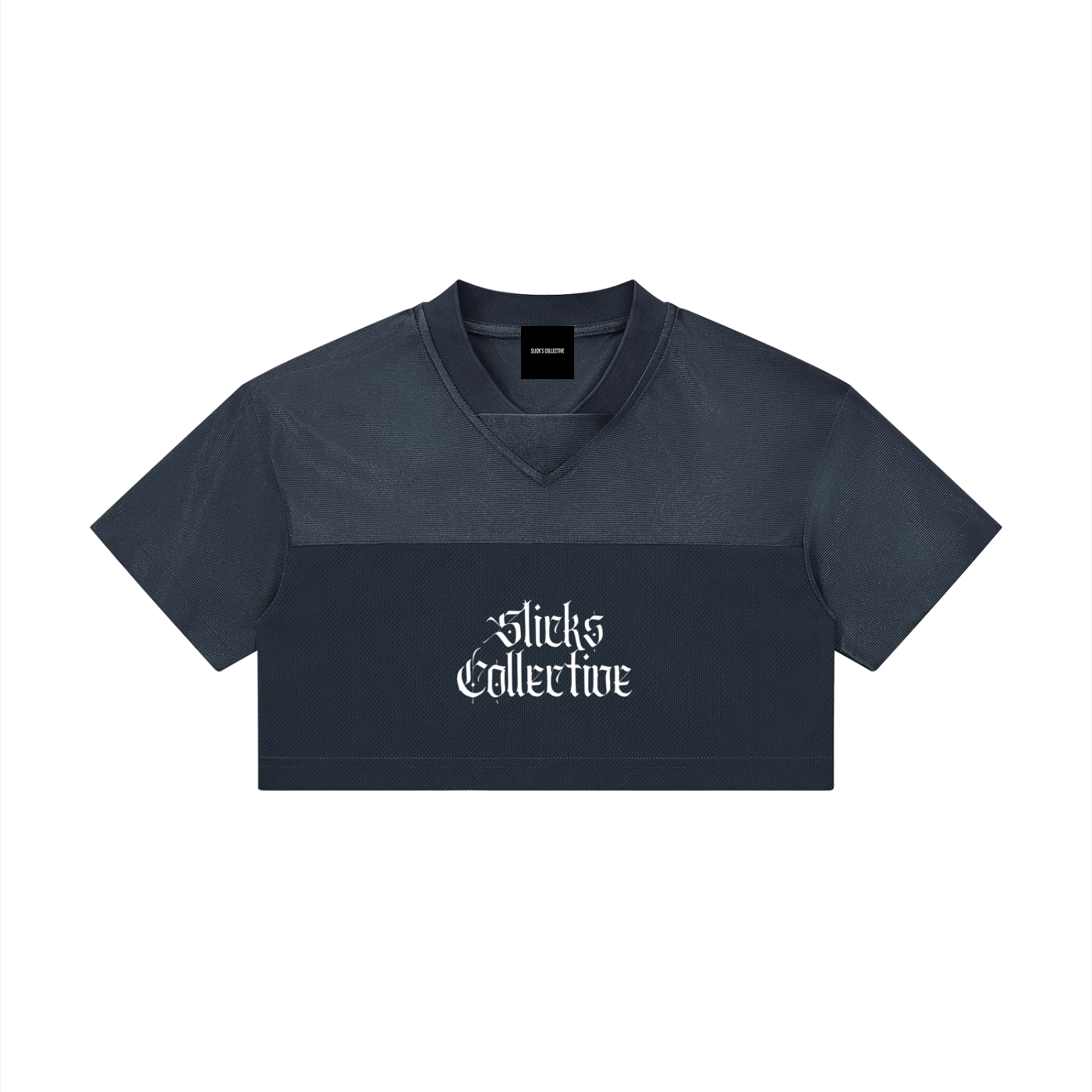 Women’s Cropped Paneled V-Neck Jersey - *Signature*