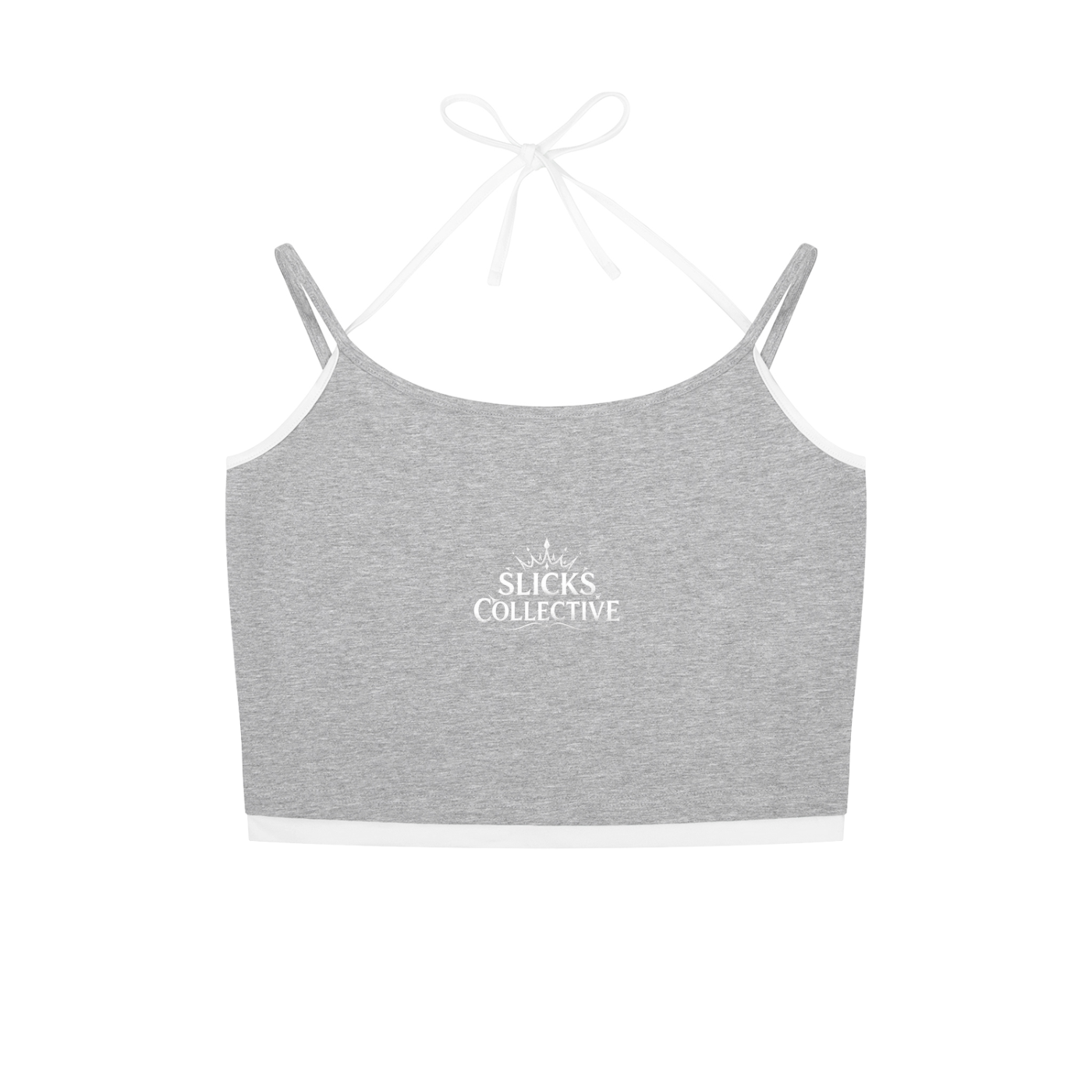 Contrast Binding Halter Tank - *Rise*