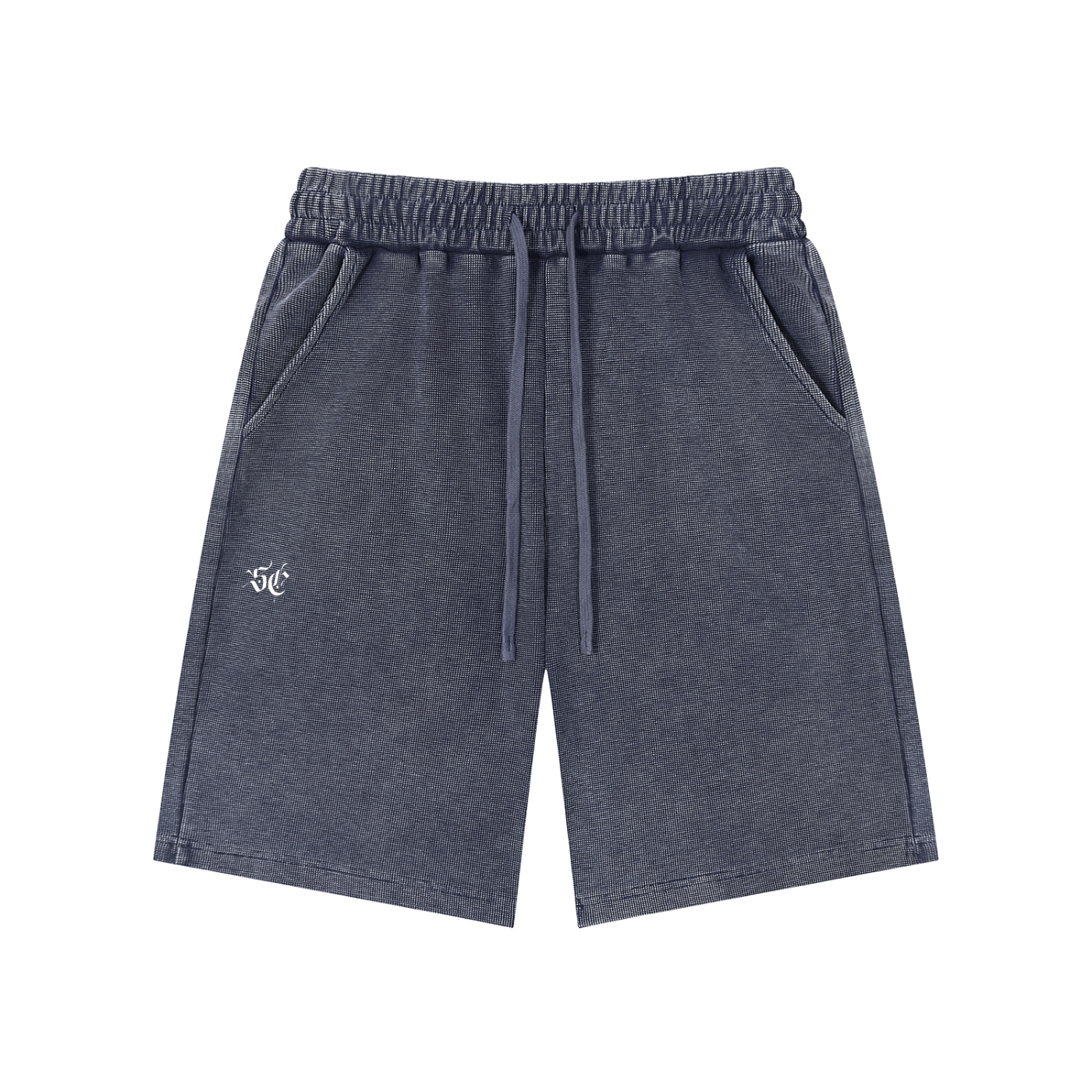 Mineral Wash Waffle Knit Shorts - *Signature*