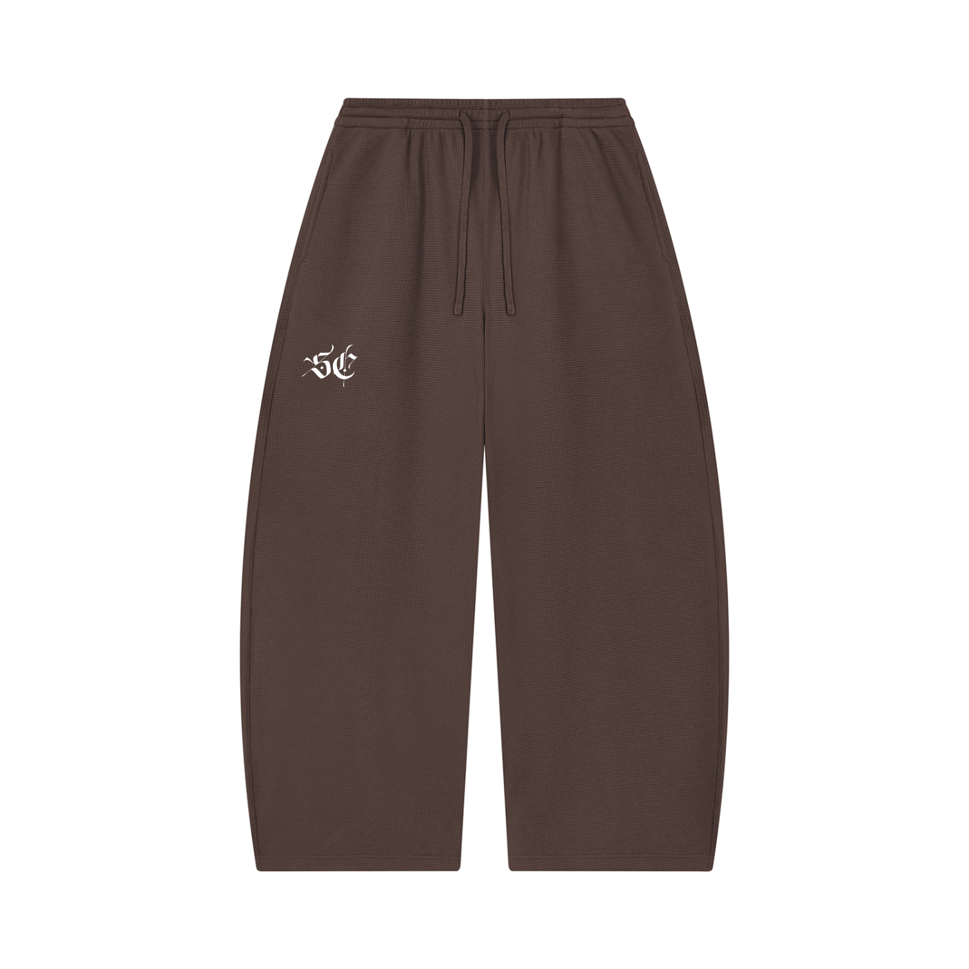 Waffle Barrel Leg Pants
