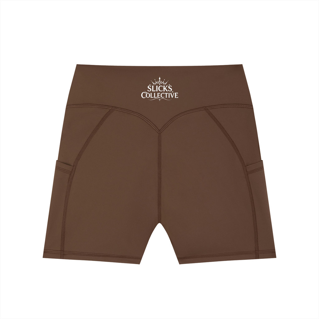 High-Waisted Pocket Biker Shorts - *Rise*