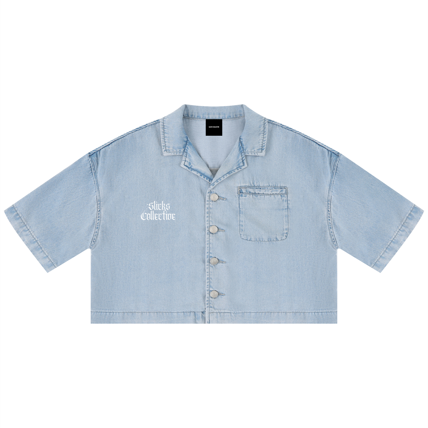 Women's Vintage Wash Boxy Cropped Shirt