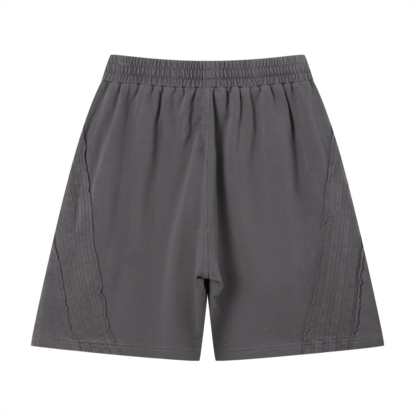 Unisex Vintage Wash Raw Edge Shorts - *Signature*
