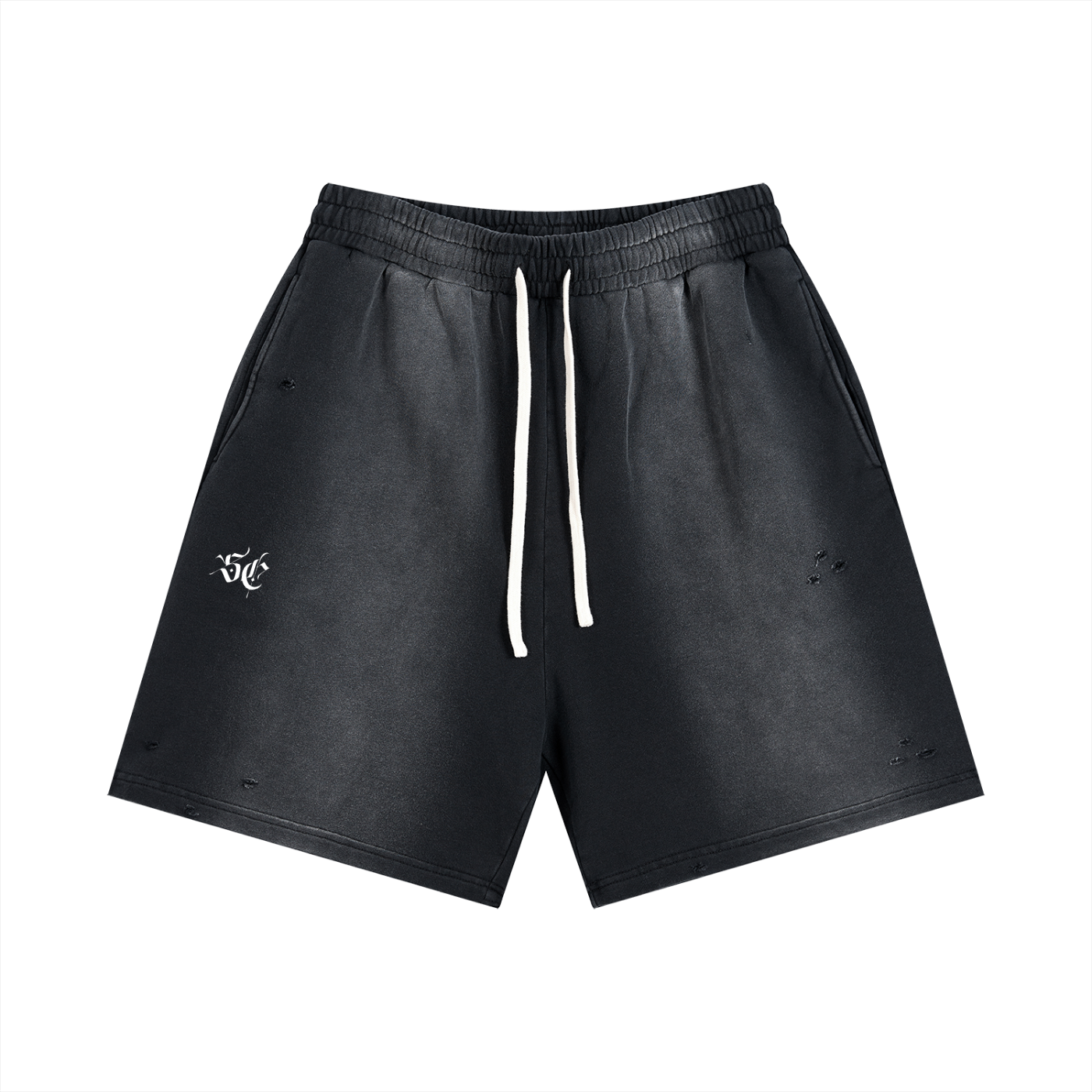 Sun Fade Distressed Shorts