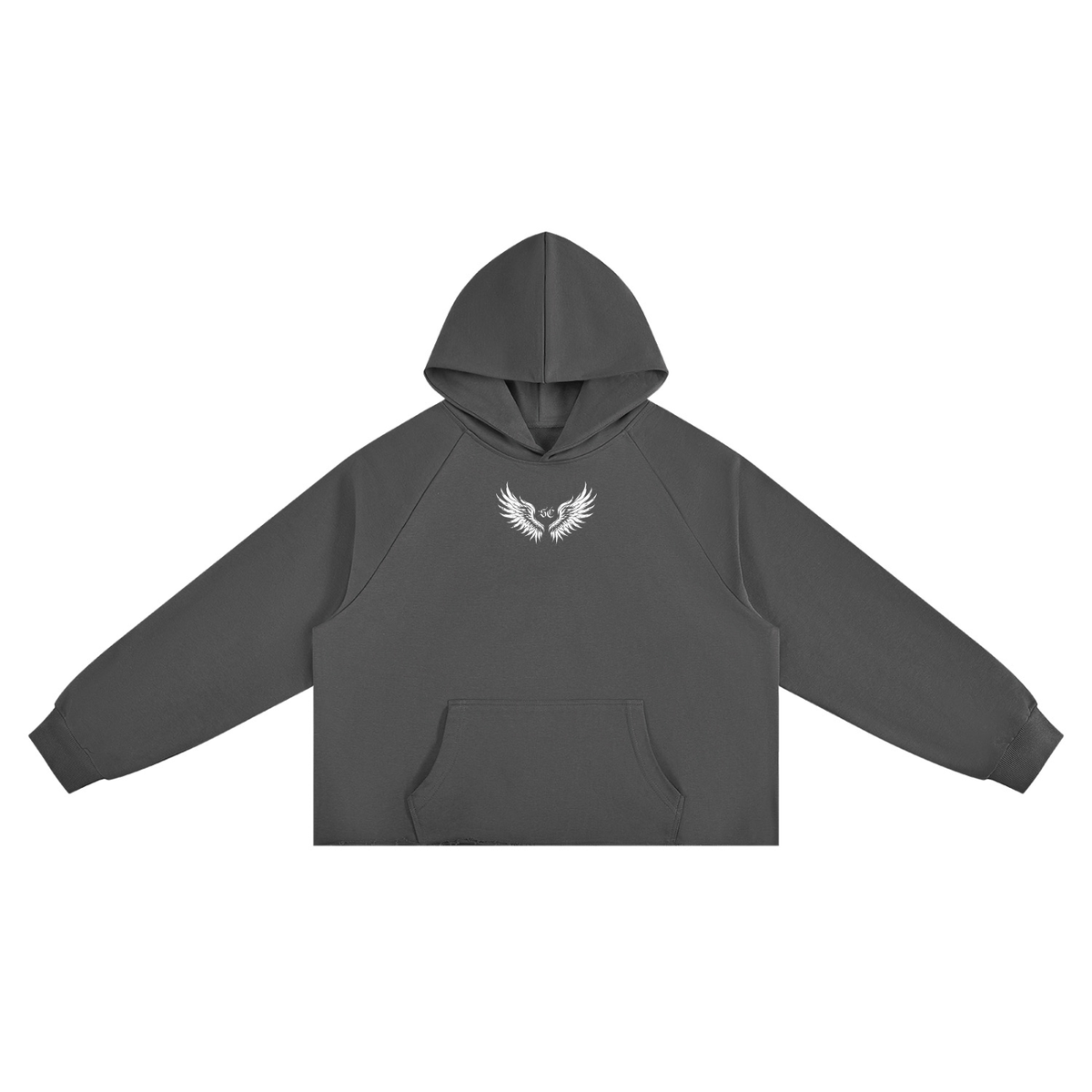 Faded Blueprint Boxy Hoodie