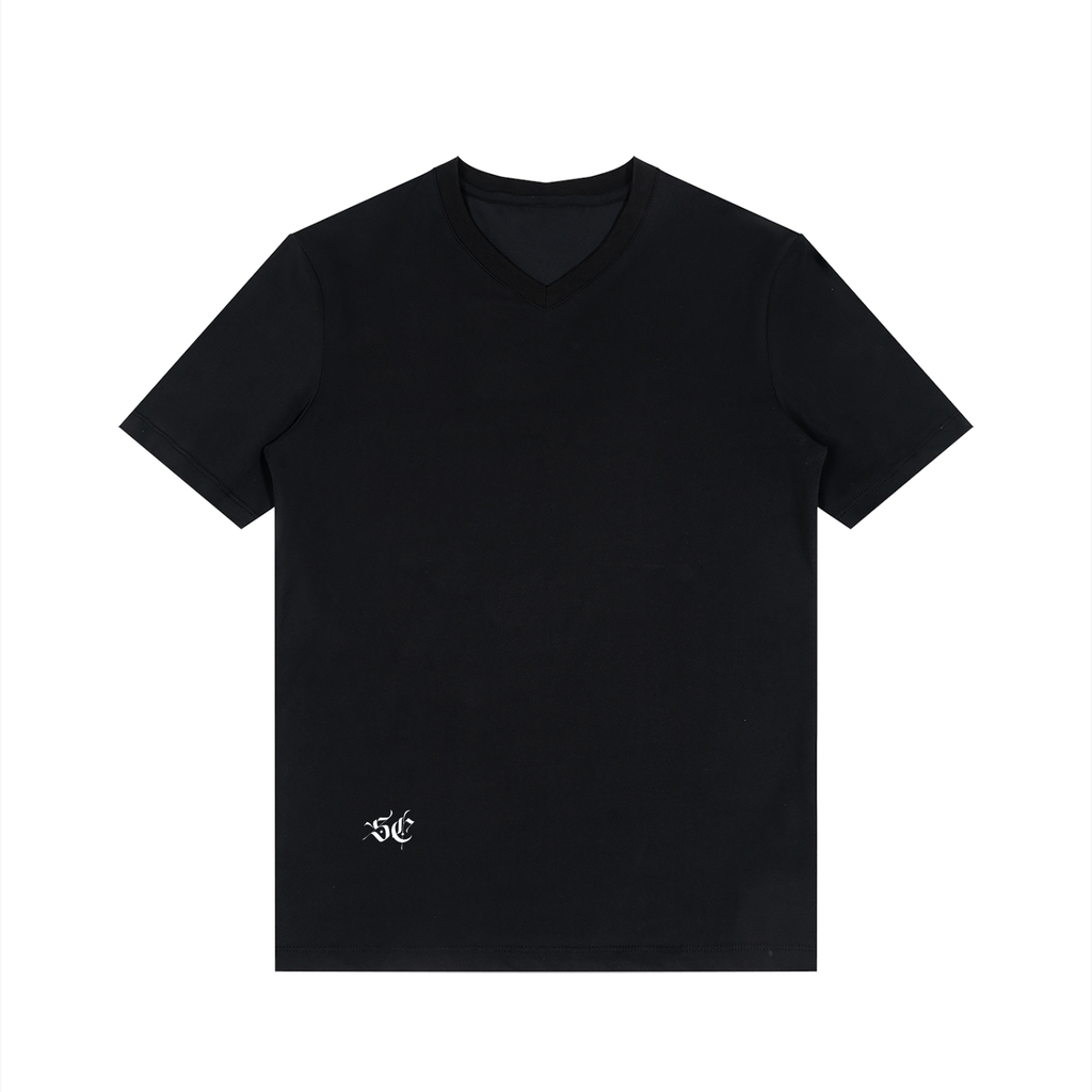 Men's Solid V-Neck Tee