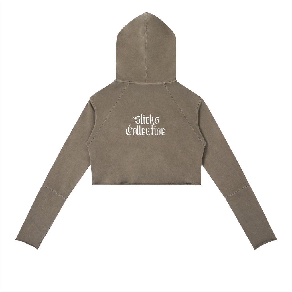 Vintage Washed Raw Edge Hoodie