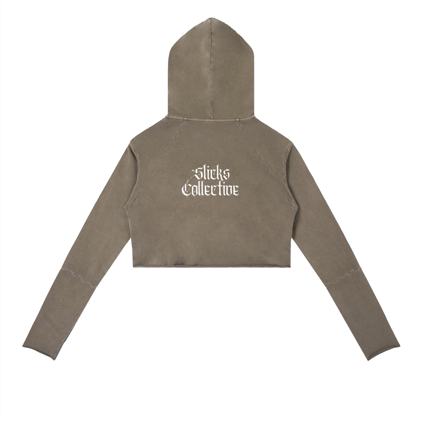 Vintage Washed Raw Edge Hoodie