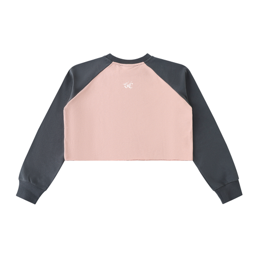 Color-Block Crop Sweatshirt - *Signature*