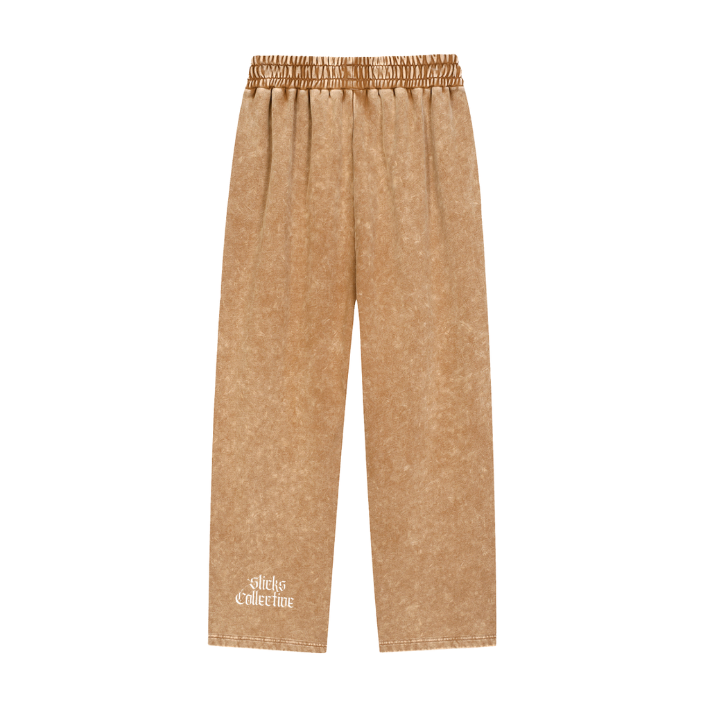 Snow Wash Open-Leg Sweatpants - *Signature*
