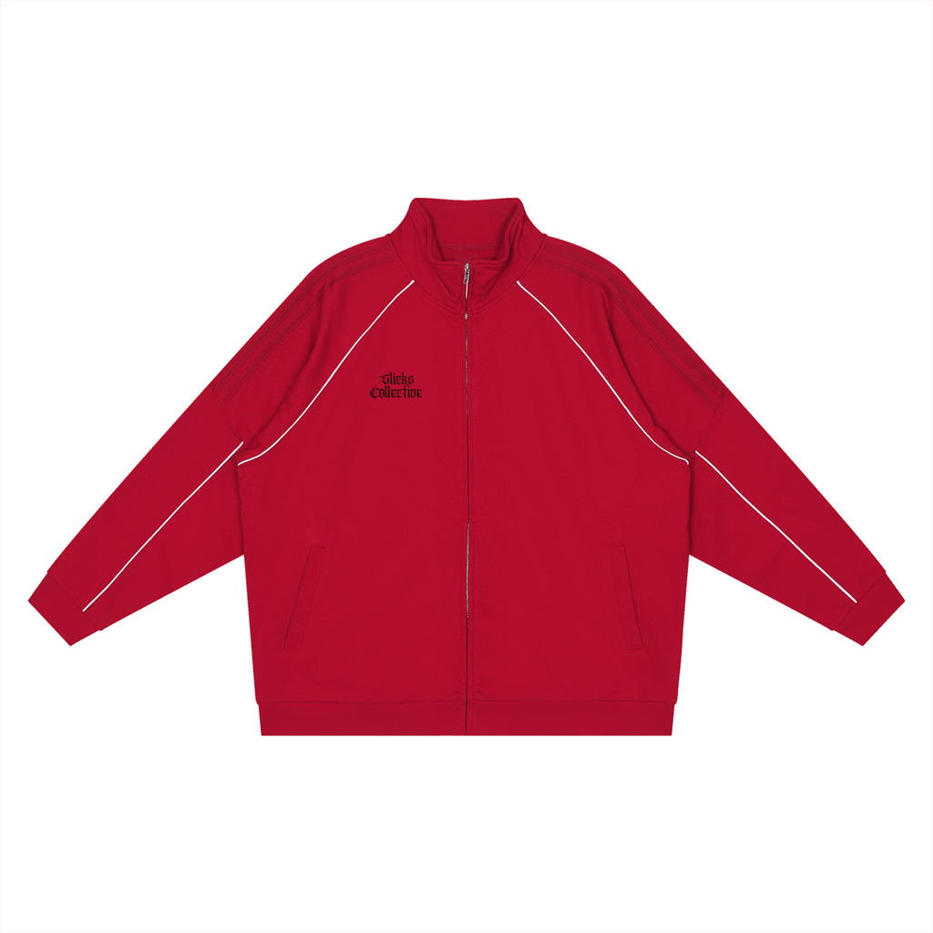 Reflection Striped Raglan Sleeve Jacket - *Signature*